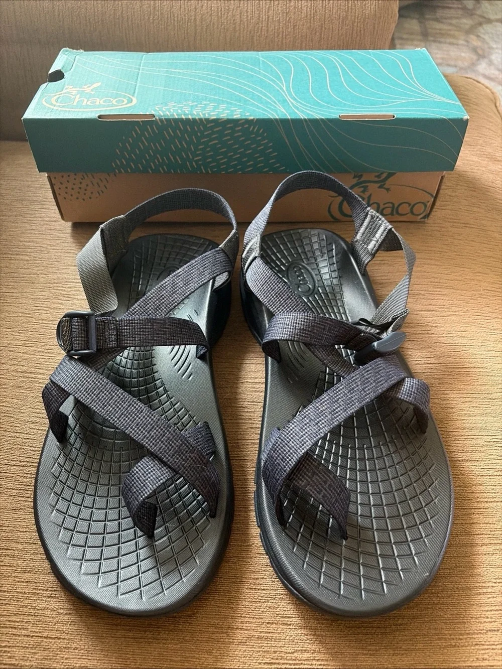Chaco Zvolv 2 Sandals Fret Navy Men’s Size 12 NIB